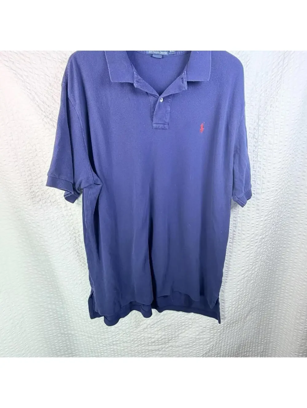 Polo Ralph Lauren Polo Shirt Men's 2XL Blue Short Sleeve Classic Preppy